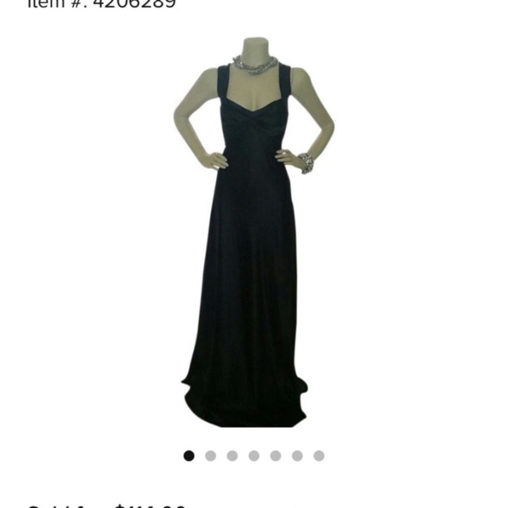 Calvin Klein long black dress